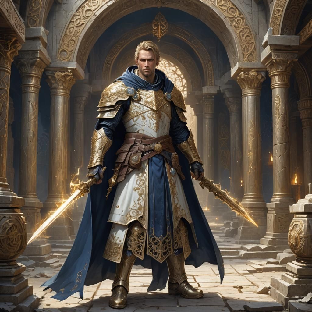 Light Domain Priest in Crumbling Temple