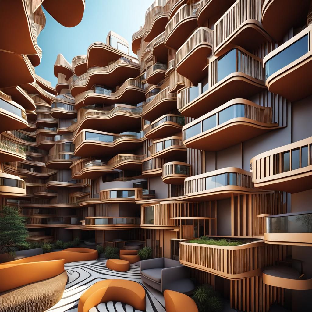 Avant-Garde Urban Apartment with Abstract Architecture