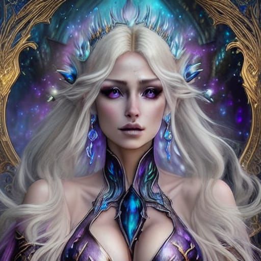 Gothic Gamer Supermodel in Wet Environment