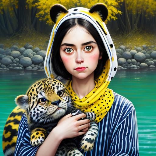 Pet leopard