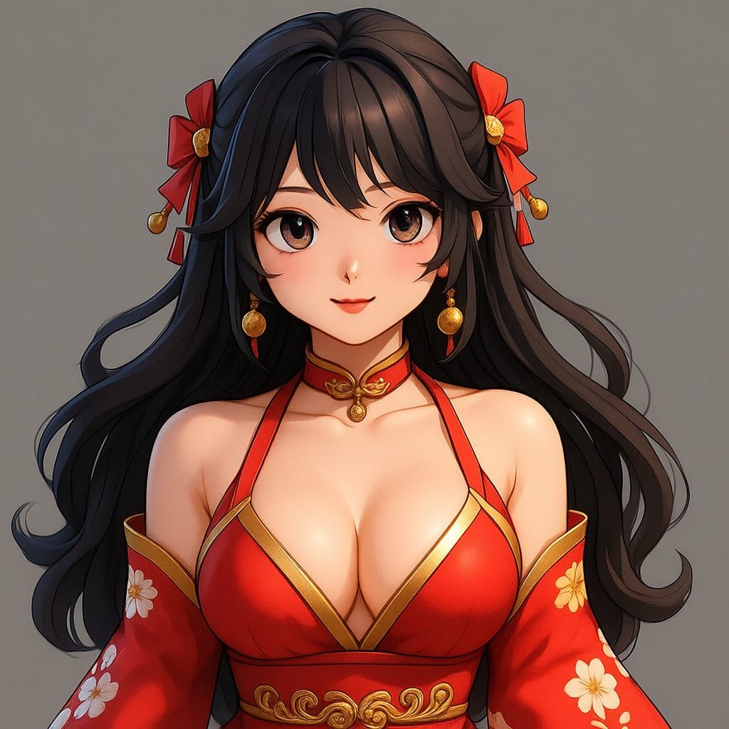 Detailed 3D Anime Art Inspired by WLOP and Genshin Impact