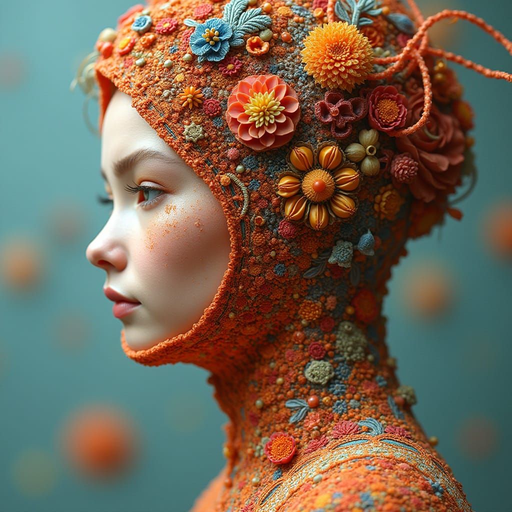 Sugar Crystal Garments in Whimsical Futuristic Style