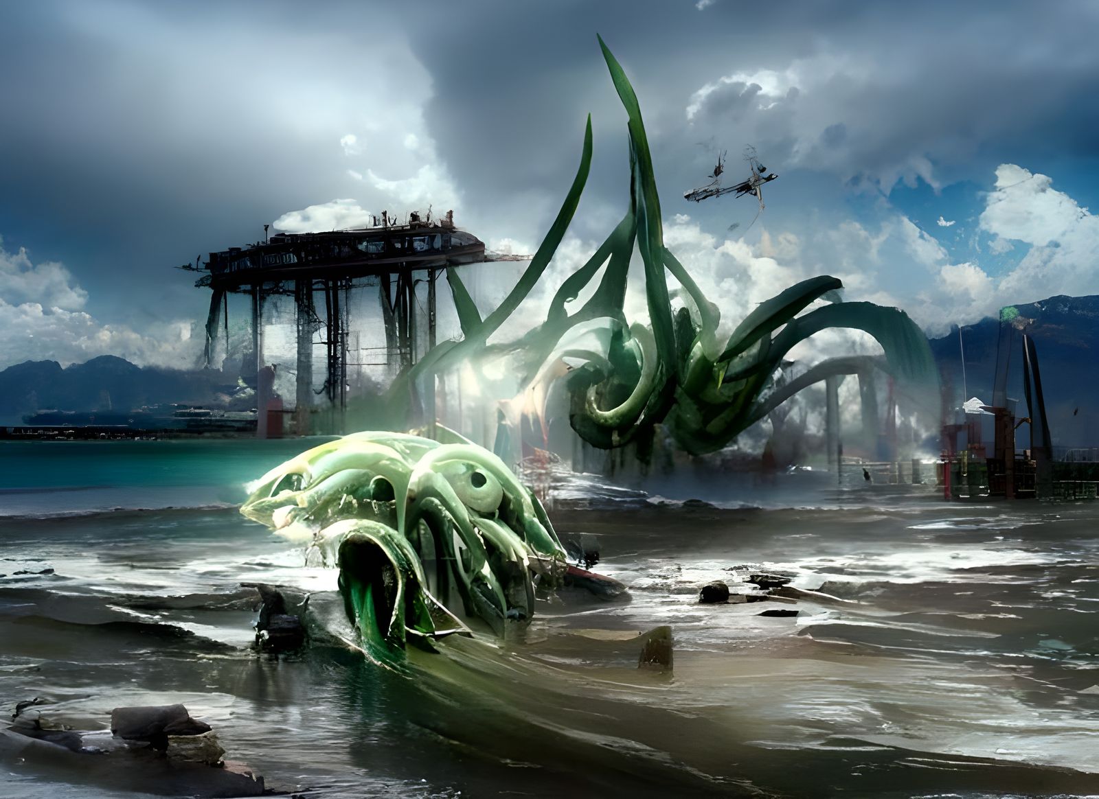Cthulhu Rising: Cosmic Horror Concept Art