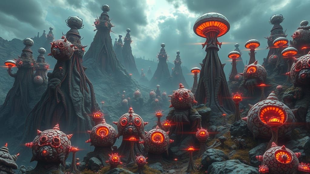 Surrealist Dreamscapes of New Laws in Dystopian Multiverses