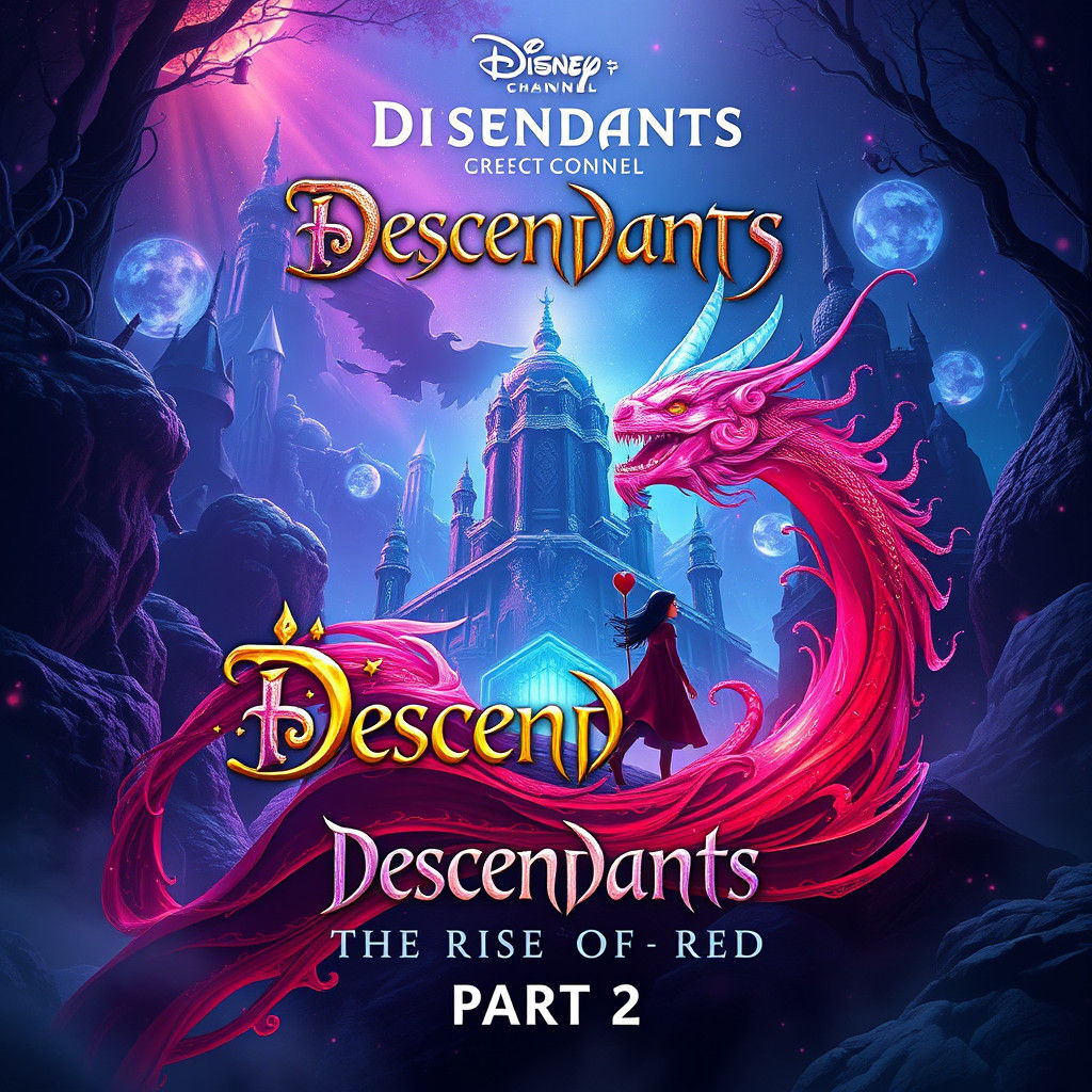 Fantasy Poster for Descendants: The Rise of Red Part 2