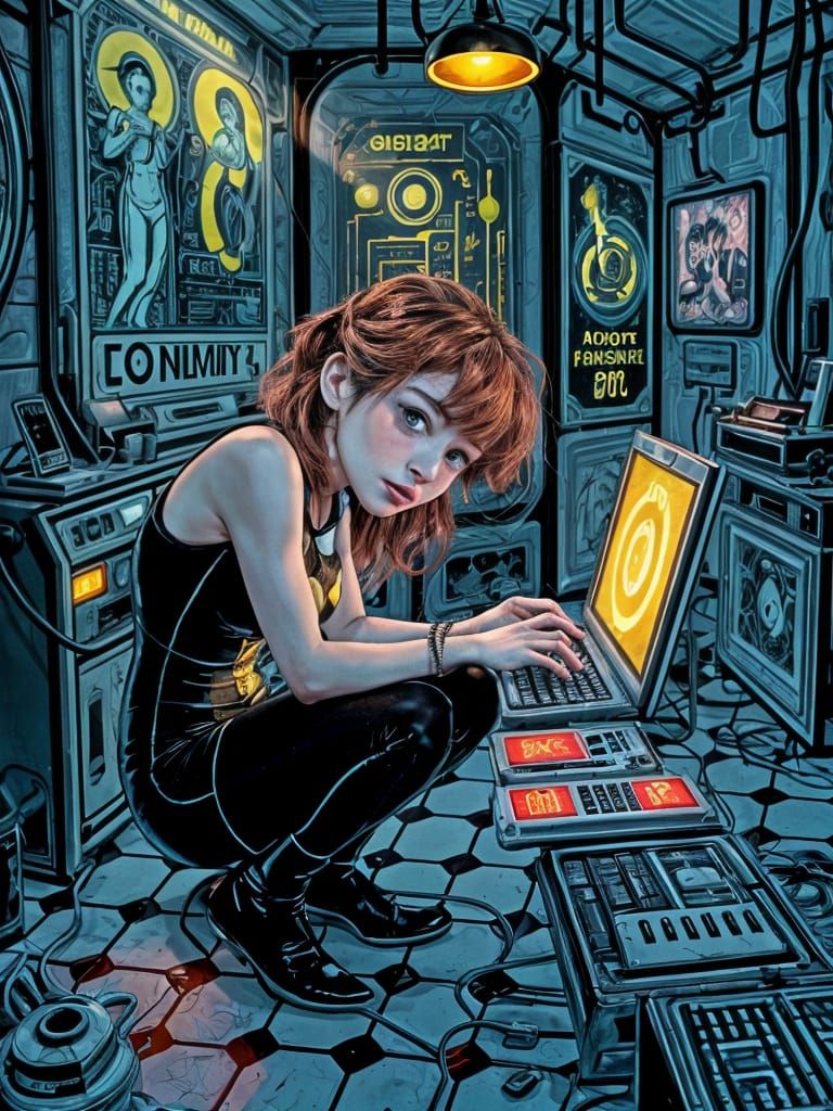 ZÖE MAXX: GH⊙§TGRRL IN THE TIME MACHINE try-out