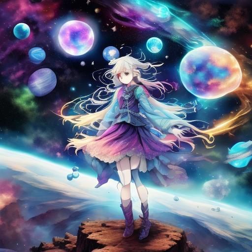 Magical Sorceress Witch Casting Spell in Mansion