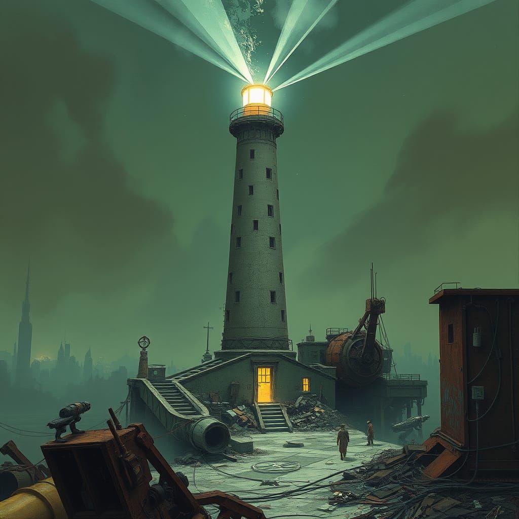 Dystopian lighthouse