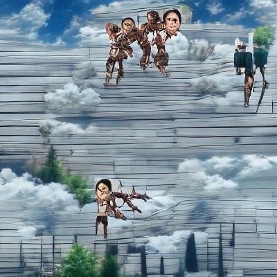 Colossal Titans Threaten Walled City