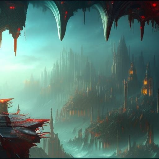 Computer Virus as Detailed Matte Painting
