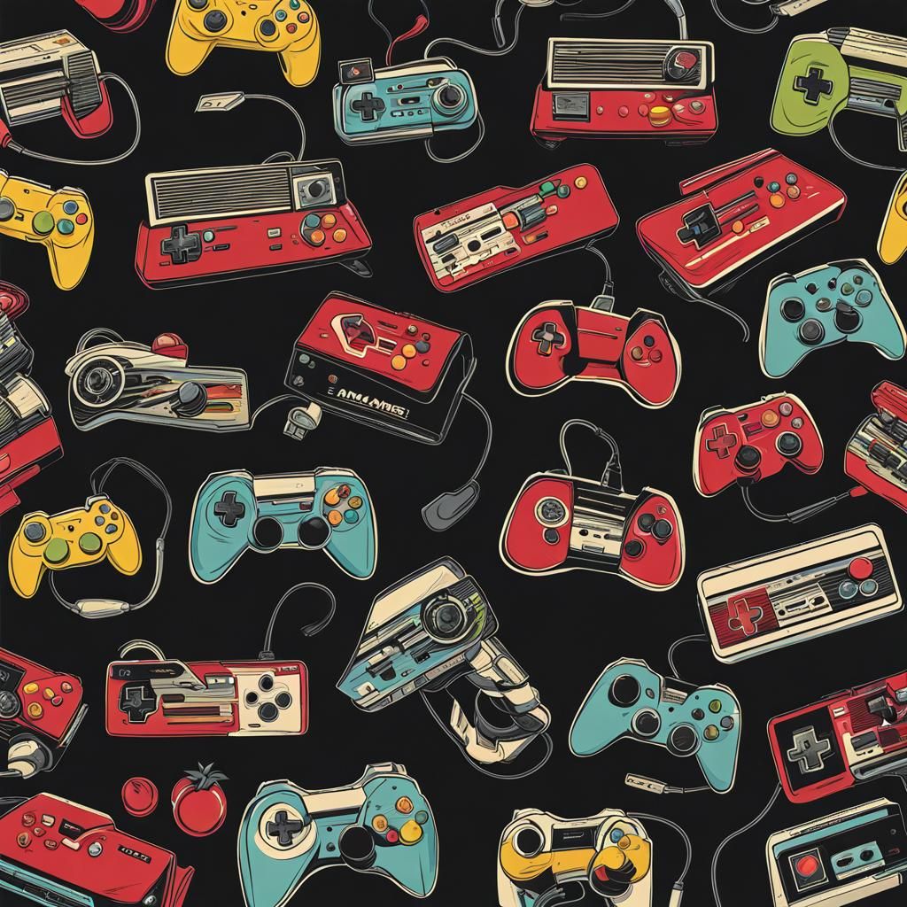 Retro Style Pro Gamer Print