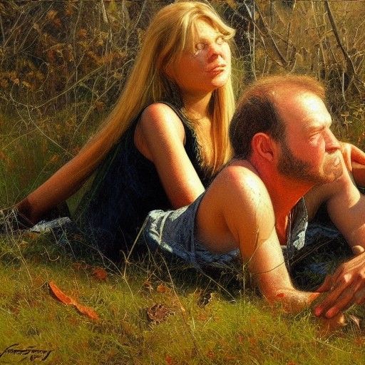 Lost Love: Oil Painting