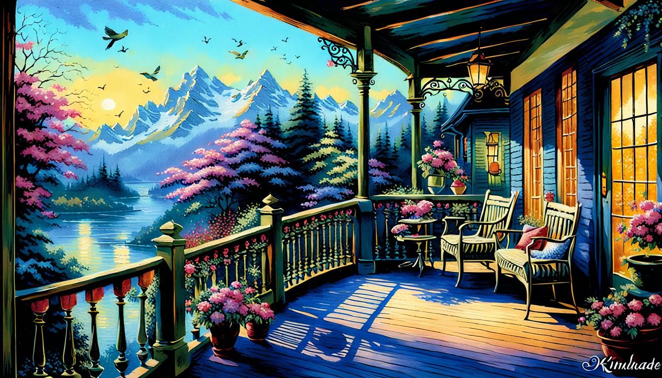 Vintage Veranda in Vivid Colors