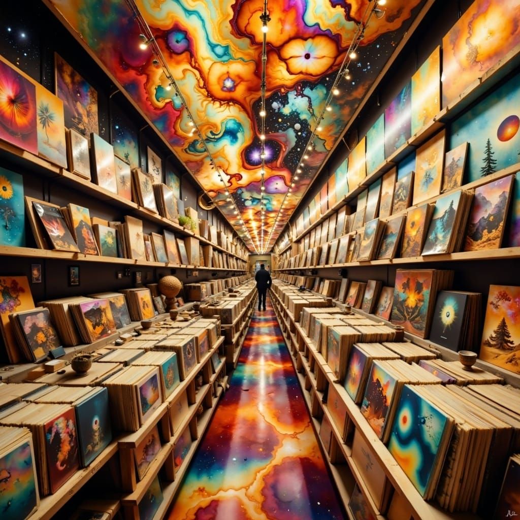 Psychedelic Record Store Fades into Distant Horizon
