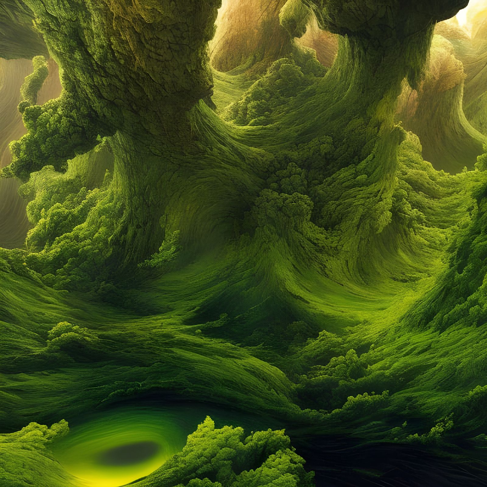 Geometric Abstract Art in Polychromatic Hues