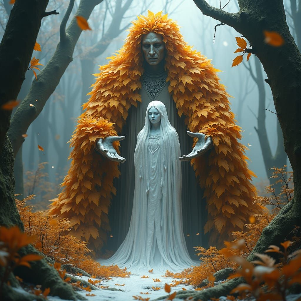 Surreal Autumn God Reveals Winter Landscape