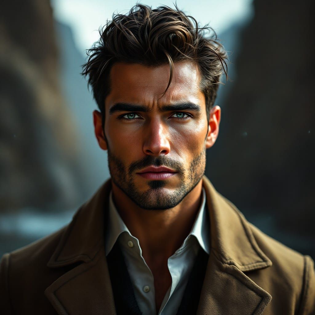 Timeless Masculine Elegance in Modern Attire