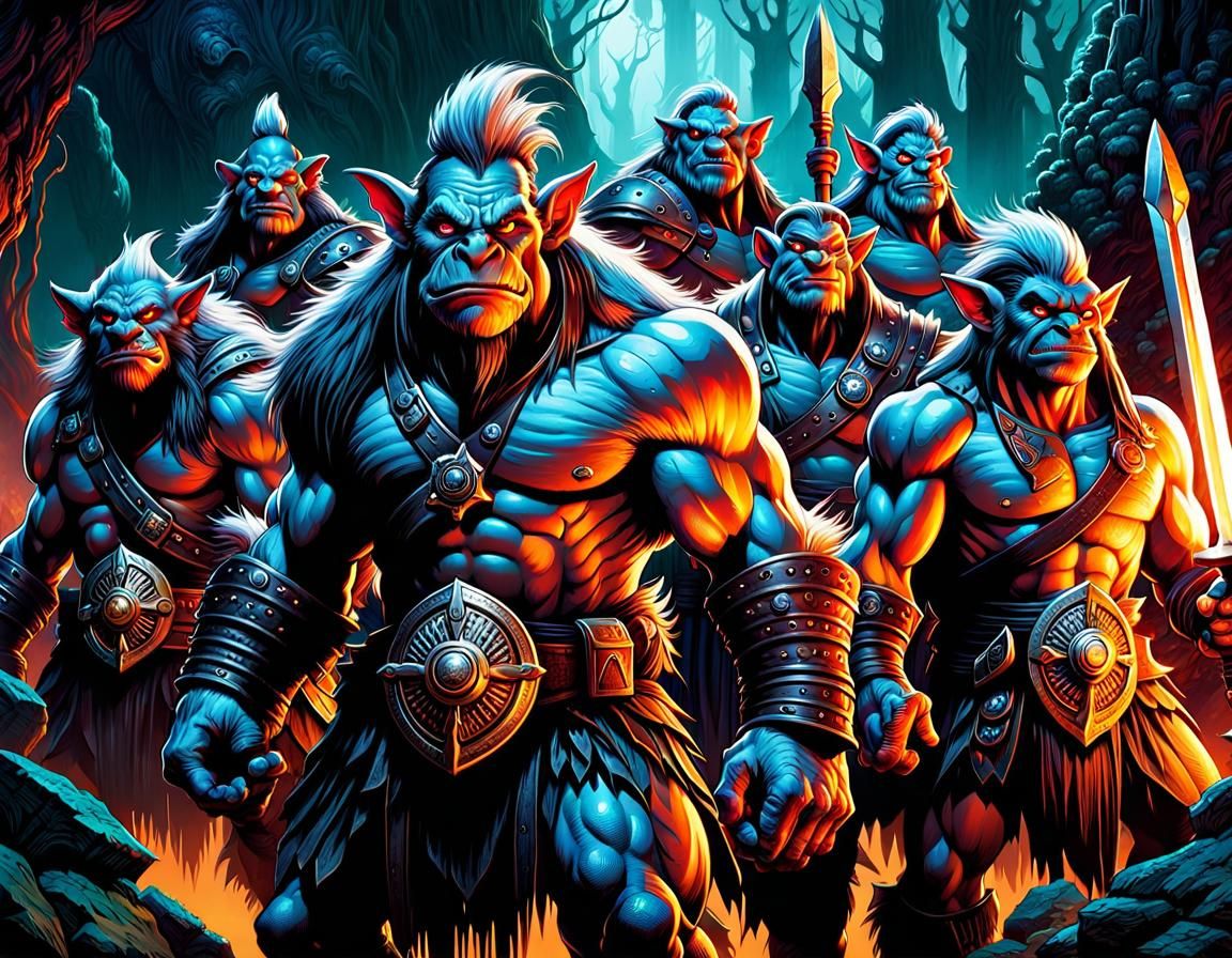 Warrior Trolls in an Ancient Realm