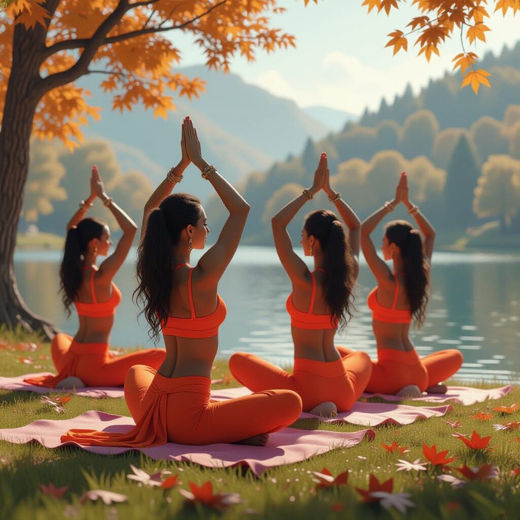 Autumn Yoga Retreat by the Lake