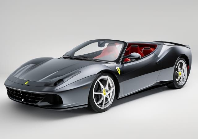 Ferrari V12 Engine Close-Up