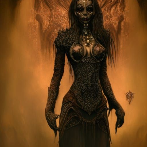 Akasha in Macabre Style Art