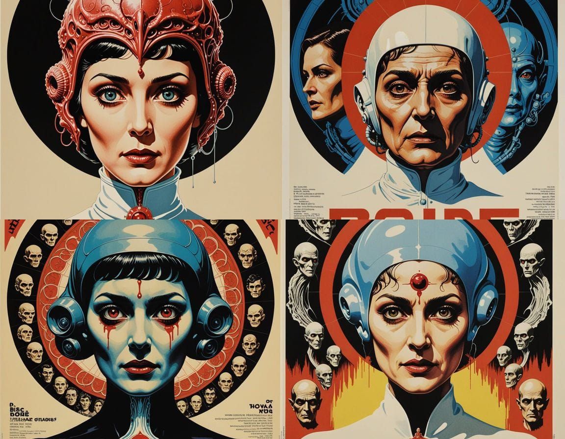 Grotesque Homunculus Terrorizes 1960s Cinema in Minimalist P...