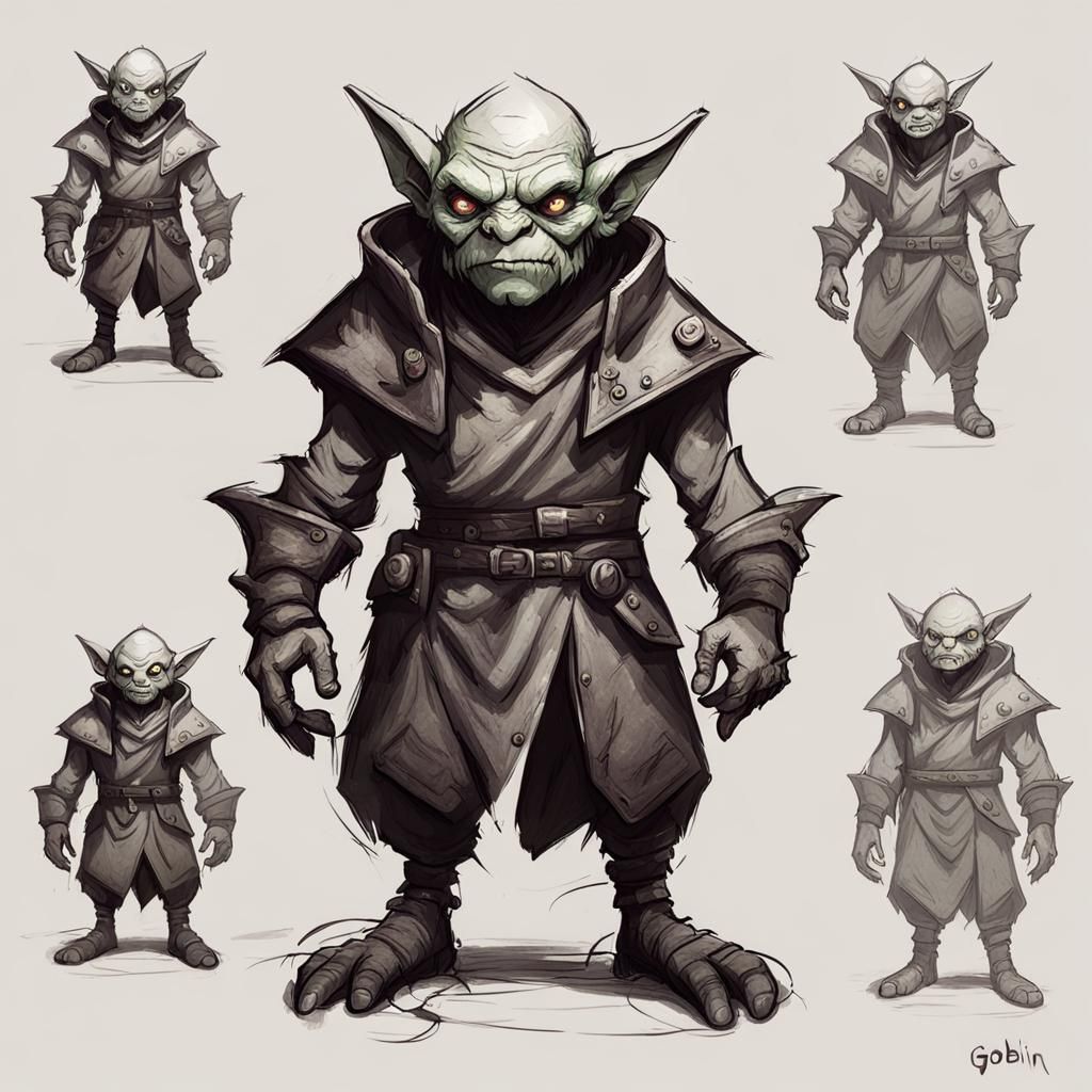 Goblin Character Concept Sketch for Game
