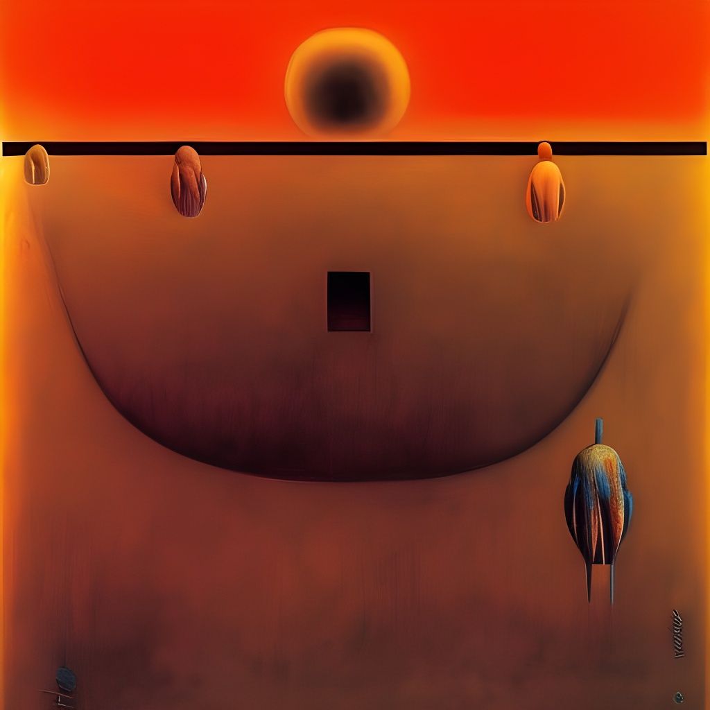 Surreal Image of Truth, Goodness, and Beauty