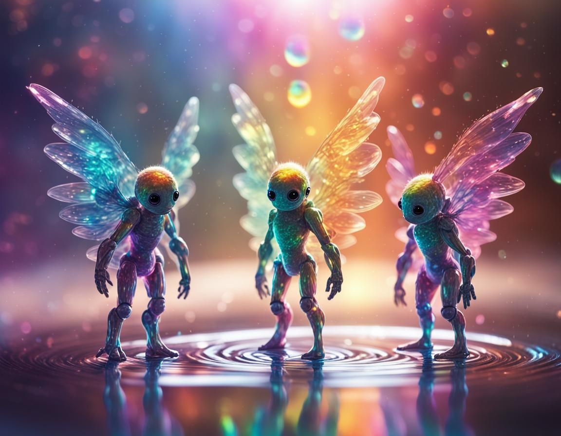Chemical Element Humanoids in Microcosm: Concept Art
