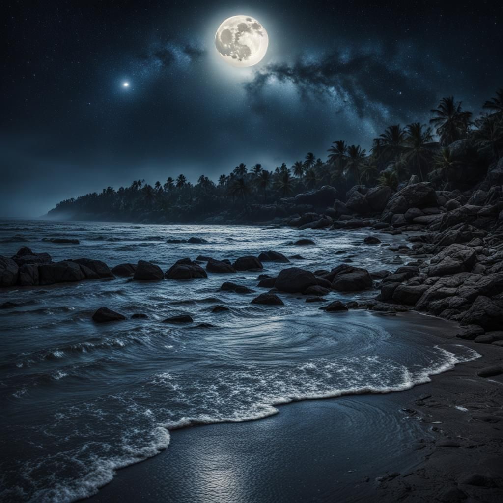 Moonlight Ocean