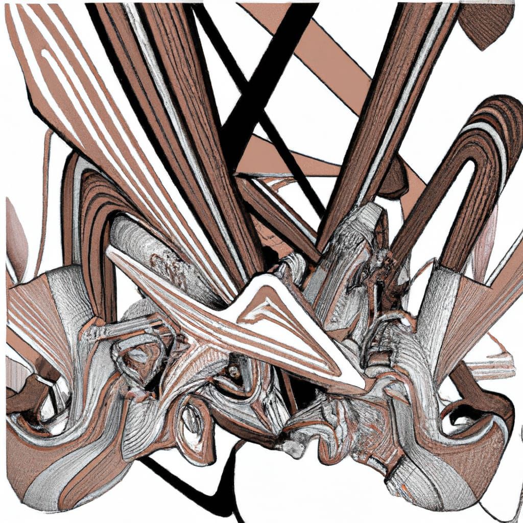 Abstract Vector Fractal Rap Album Cover