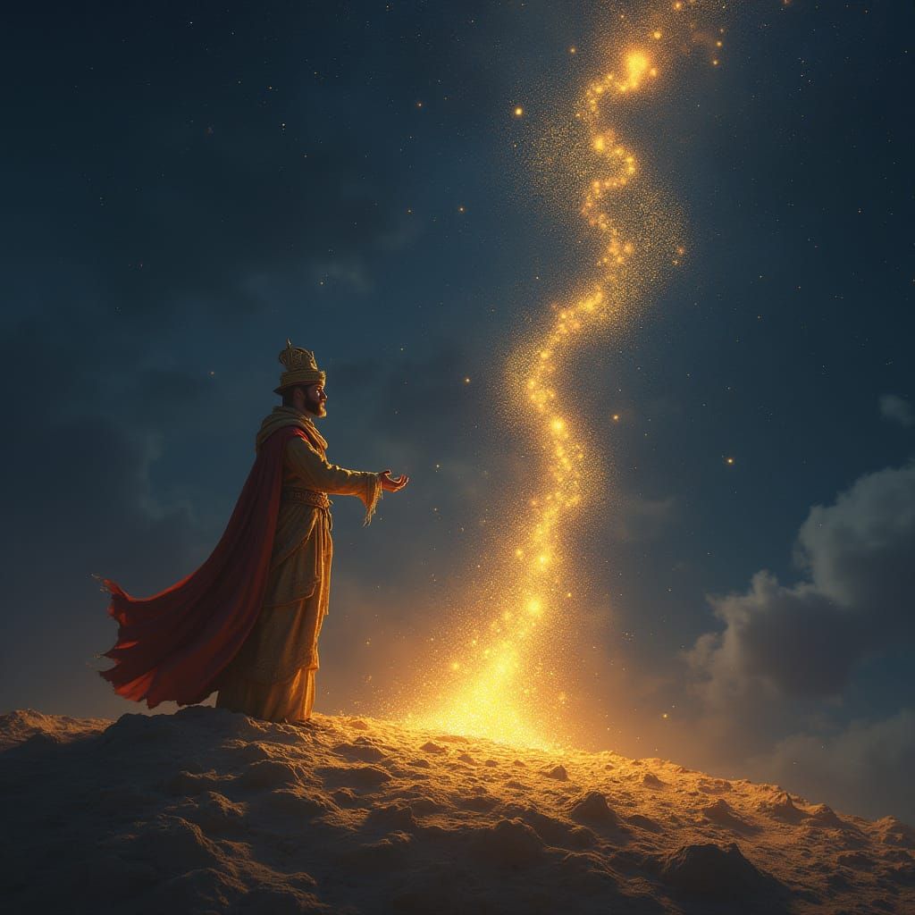 The Sandman Dispenses Golden Dreams Across the World