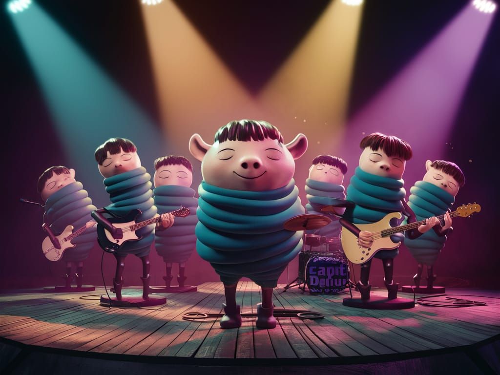 Fleetwood Yak on Stage in Elastic Reality