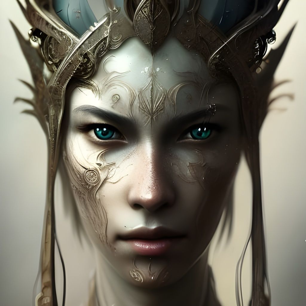 Majestic Skyrim Character Portrait in 4K Resolution