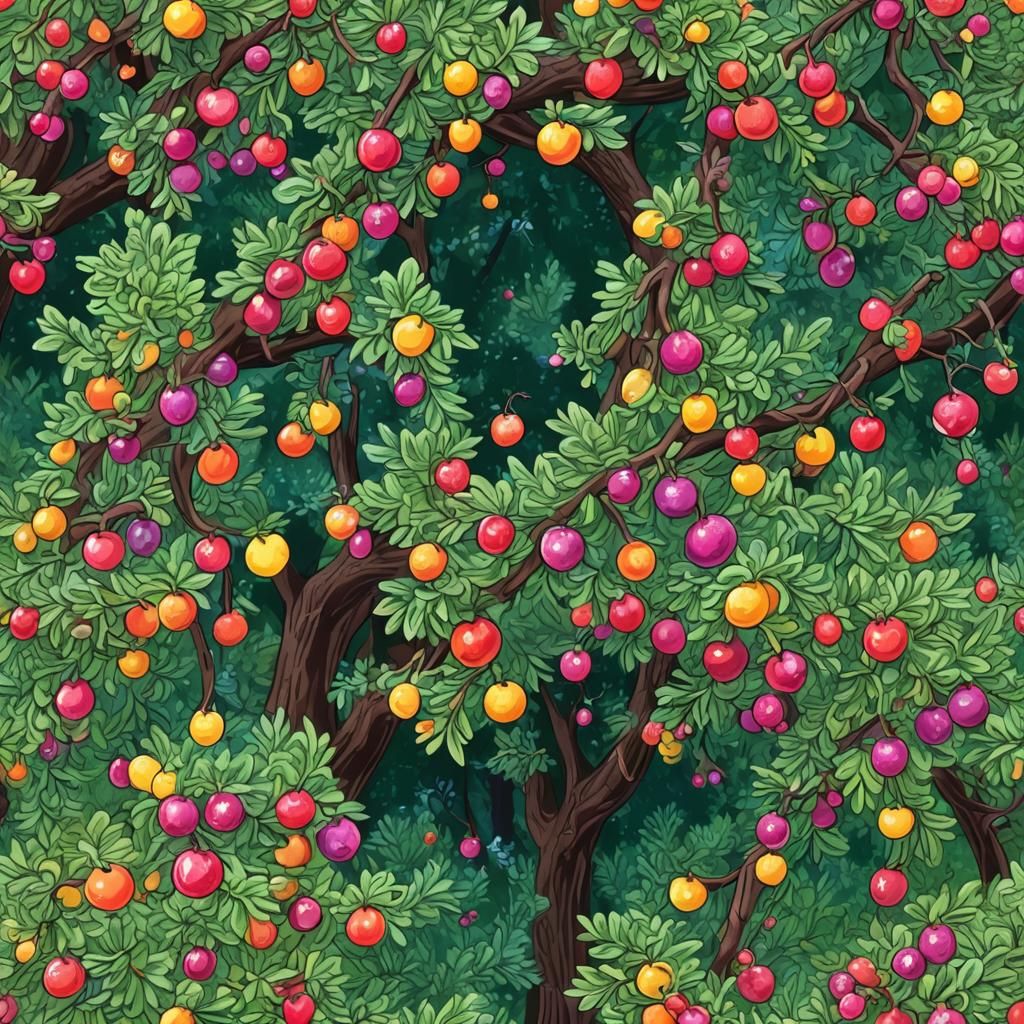 Hyperrealistic Candyland Art: A Whimsical Digital Illustrati...