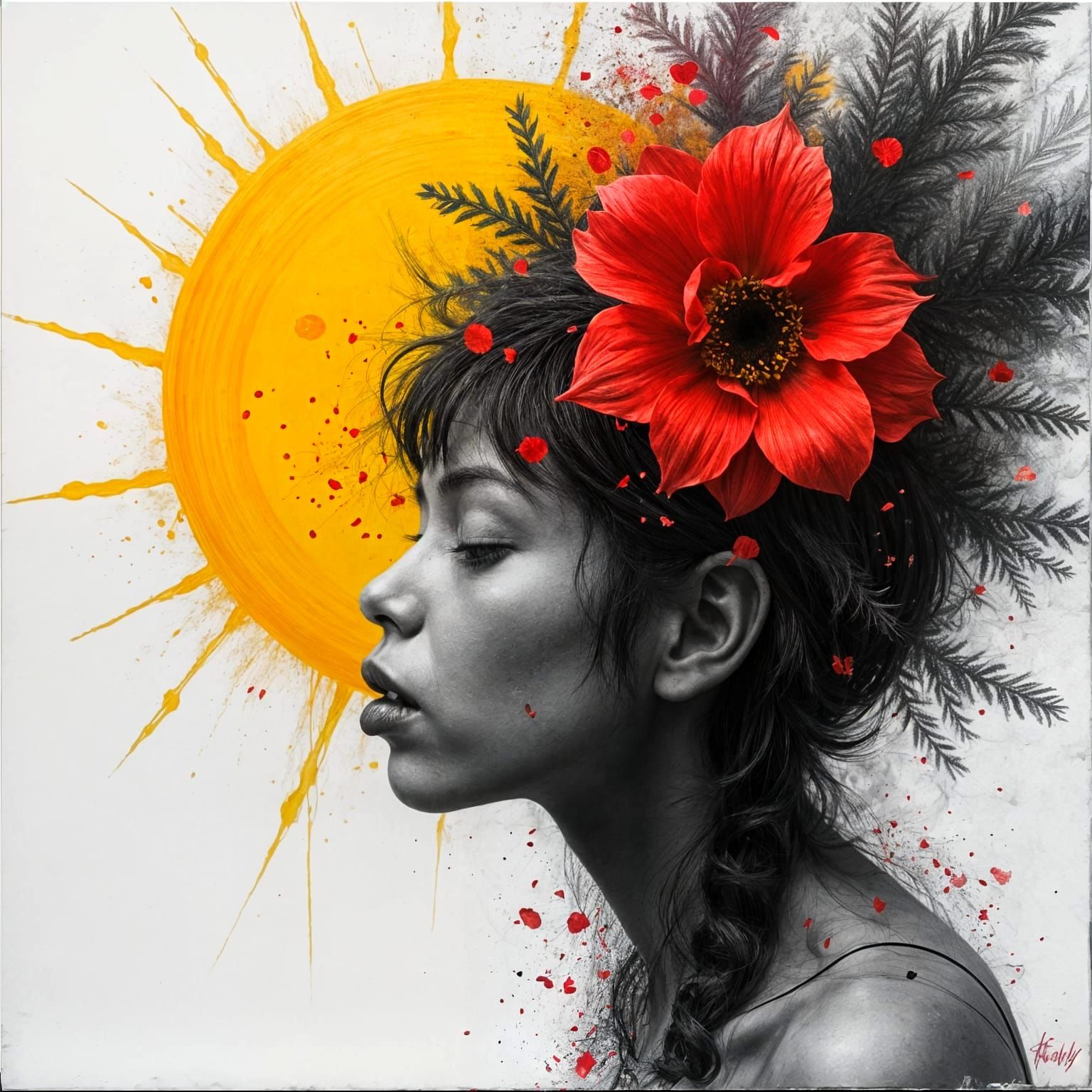 Red and yellow came to be