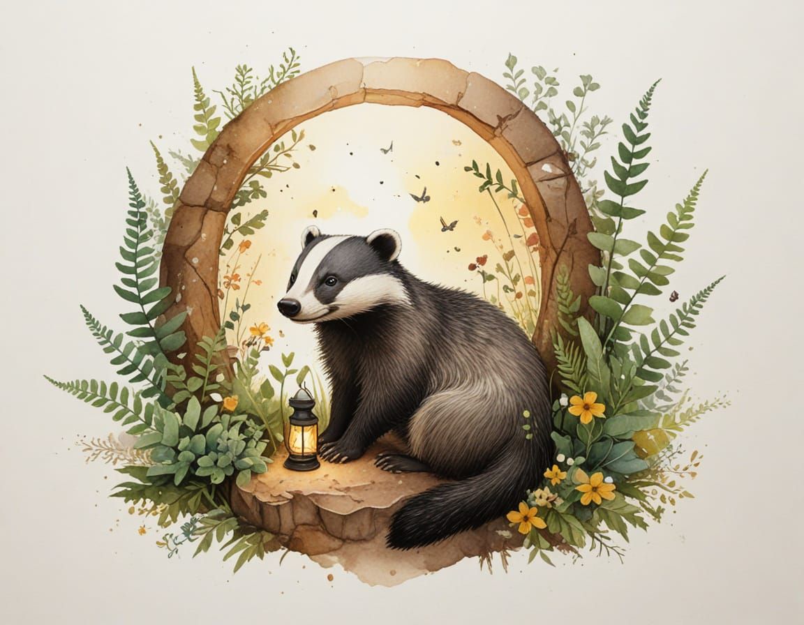 Cozy Badger Burrow at Twilight Forest Entrance