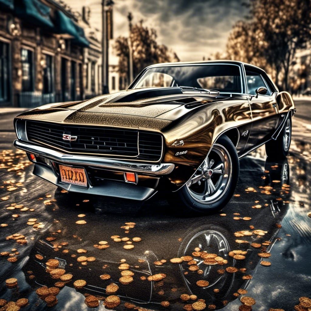 Hyperrealistic '69 Chevy Camaro: Cinematic Car Photography