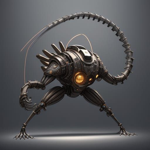 Photomek Creature Design with Camera Head