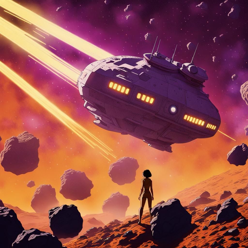 "Futurama Leela's Epic Space Race": a high-speed race throug...