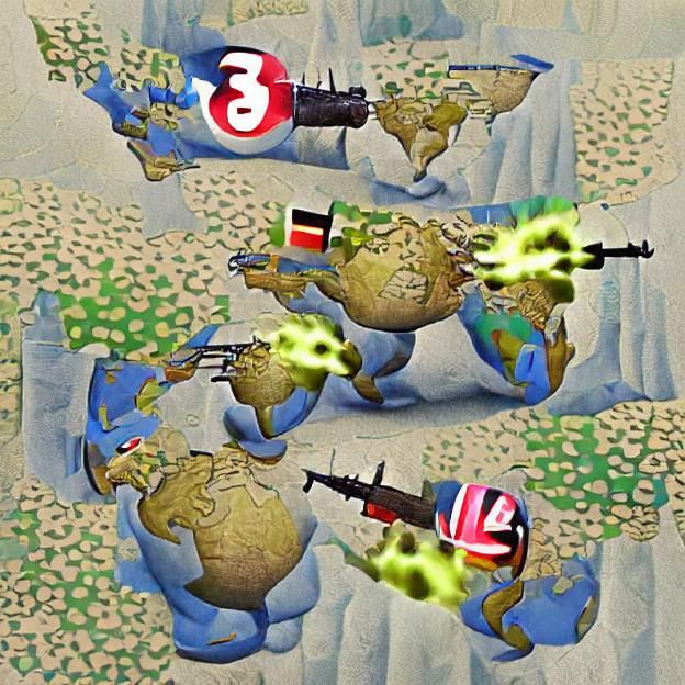 Futuristic World War Three Concept Art