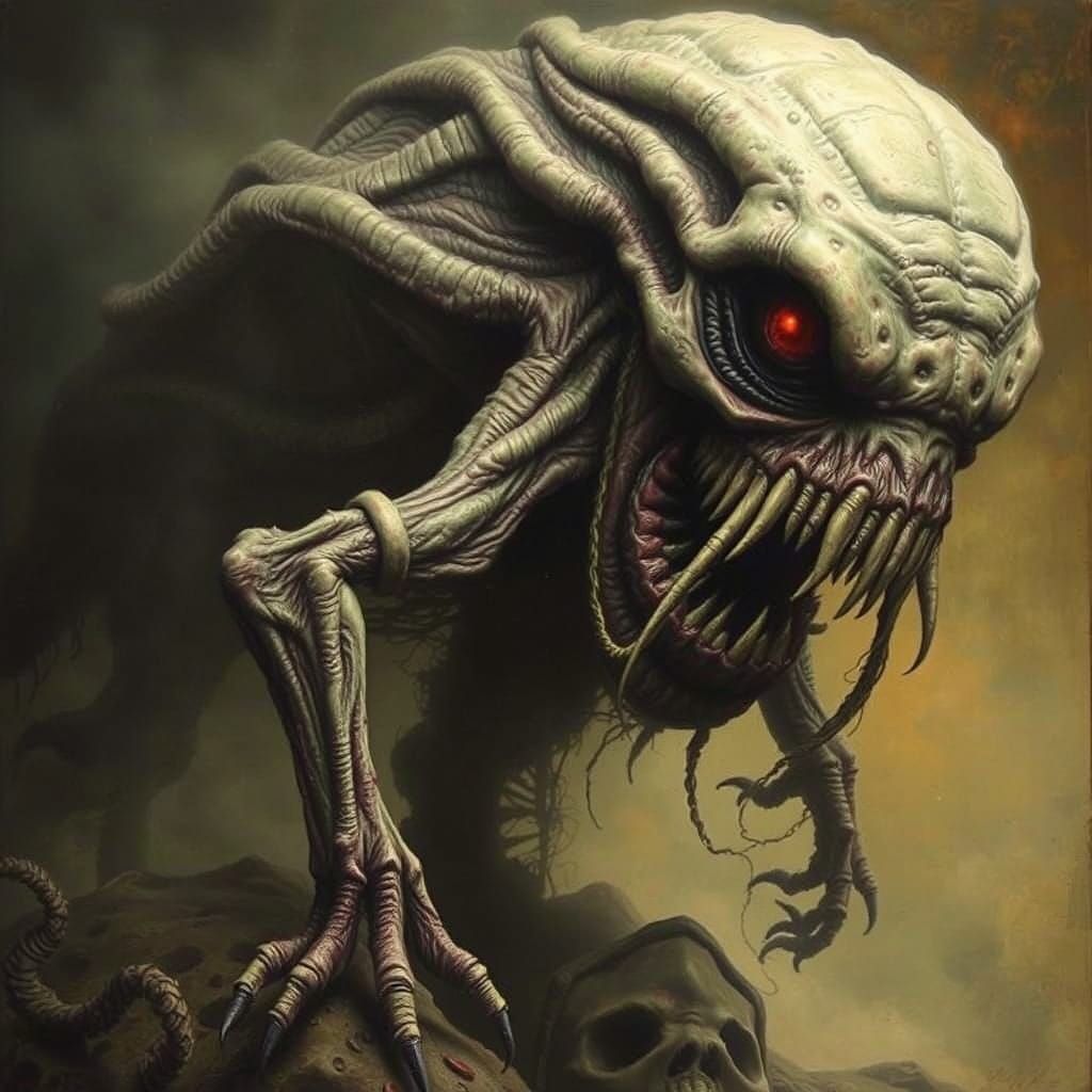 Surrealistic Monstrosities in Dark, Twisted Art