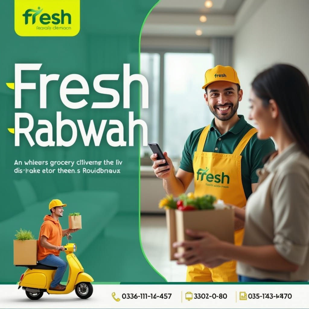 Modern Grocery Delivery in Chenab Nagar - Fresh Rabwah Servi...