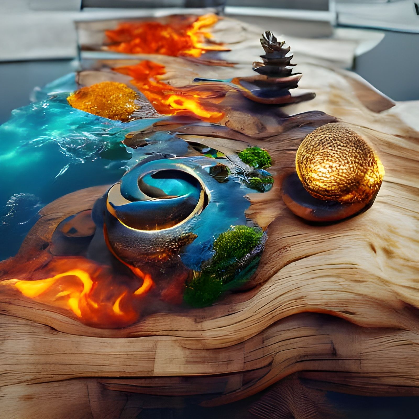The Five Elements: Earth, Water, Fire, Wood, Metal