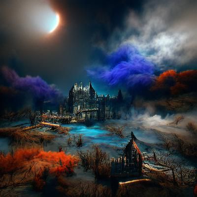 Apocalyptic Shadows in Detailed Matte Painting