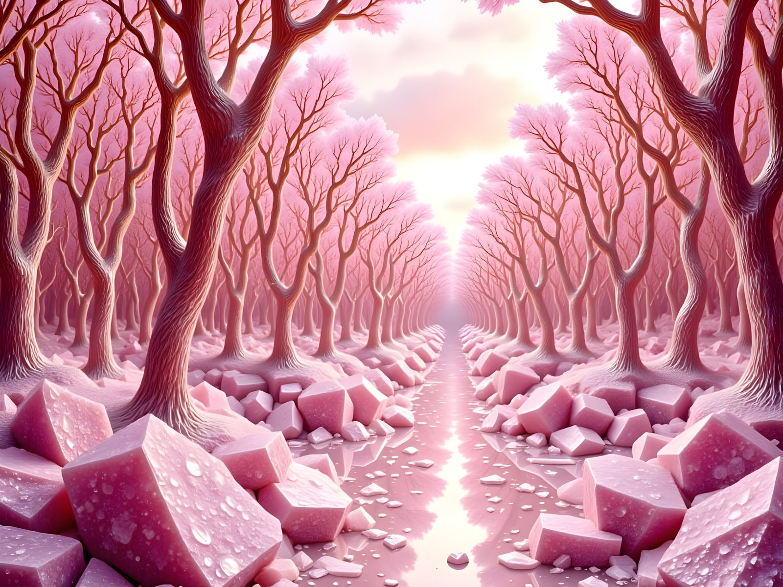 Rose Quartz Forest