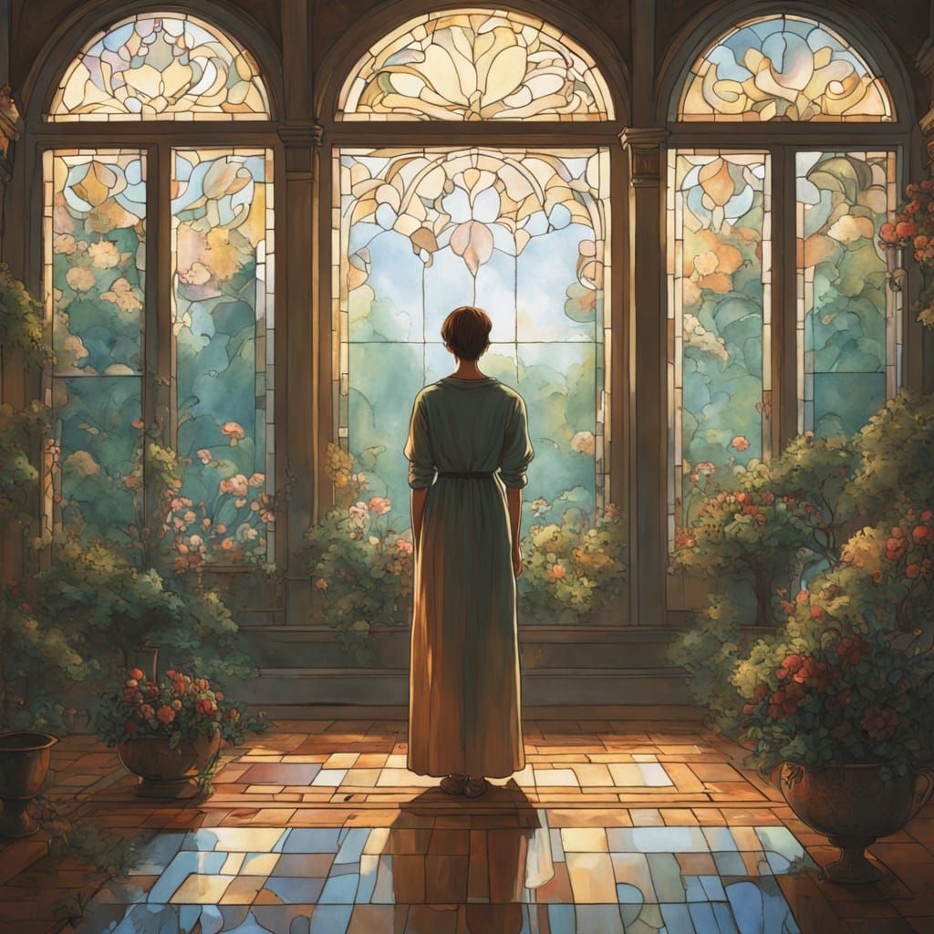 Tarot, 9 pentacles. Putting self-worth and inner contentment...