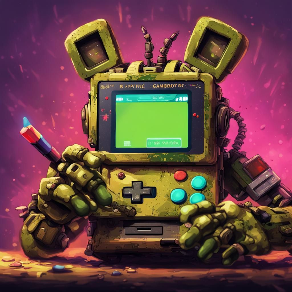 Springtrap is now a GameBoy