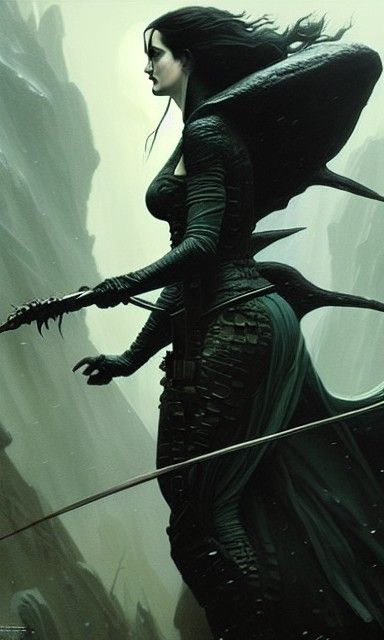 Eva Green as D&D Rogue: Hyperdetailed Fantasy Art