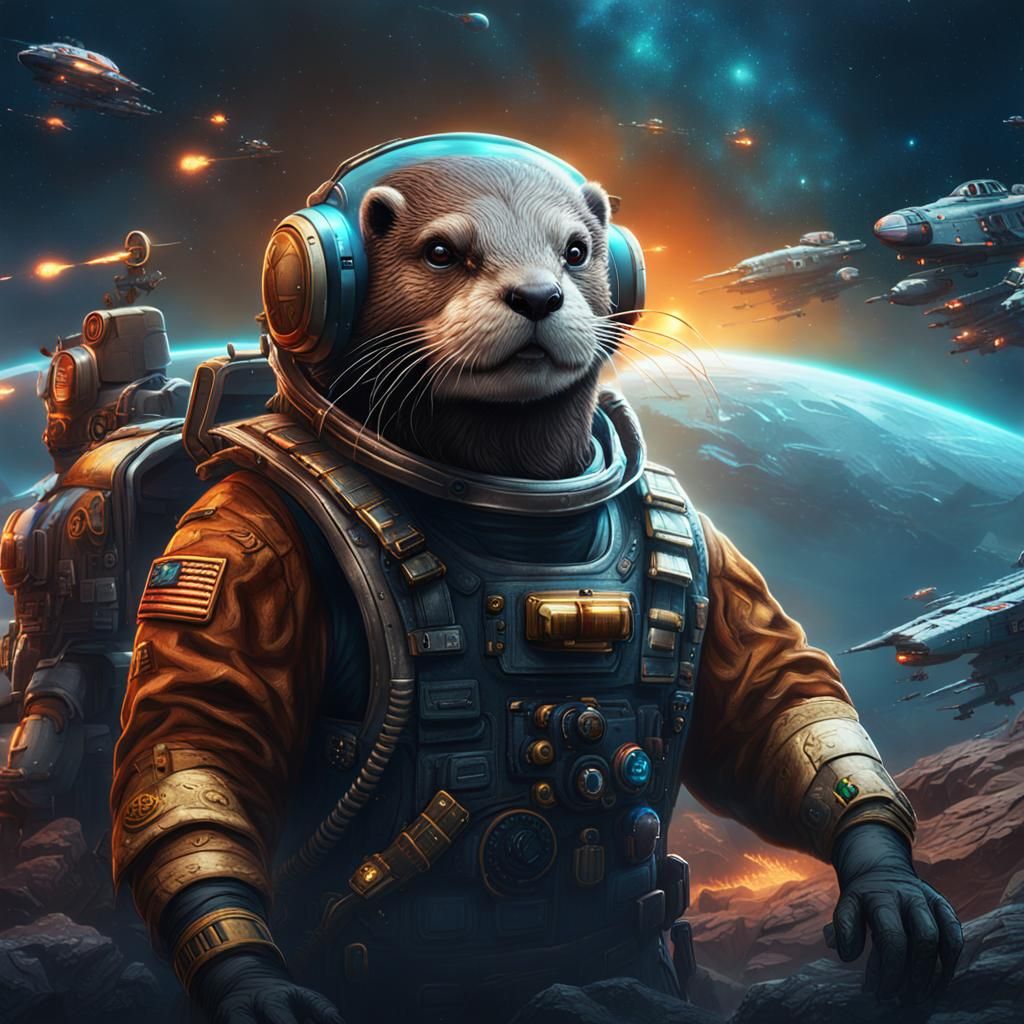 Otter General Prepares for Space War